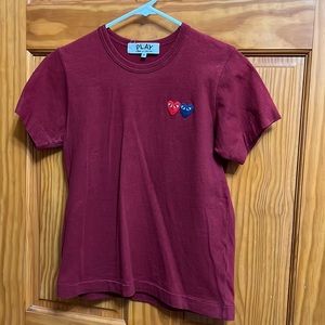 COMME DES GACONS PLAY TSHIRT